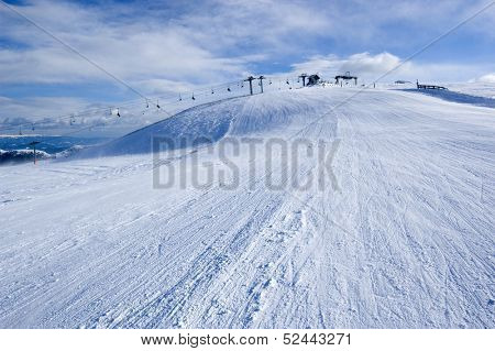 snow covered Alps