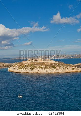 Hospital Caroline ( Xix C.). Ratonneau Island, Marseilles, France