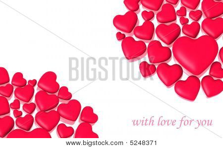 Gruppe von Stein Valentines Lovecard