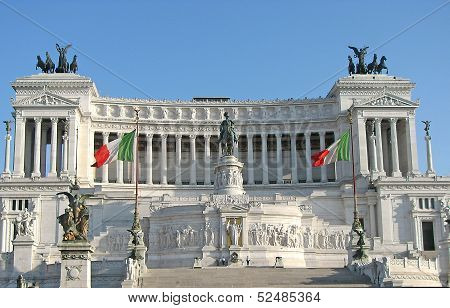 White Majestic Monument Vittoriano