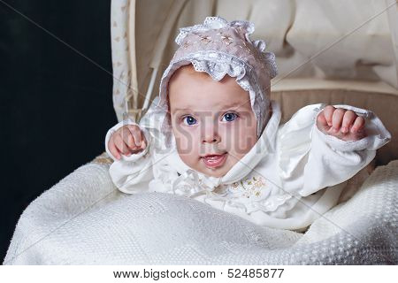 Baby In Cradle
