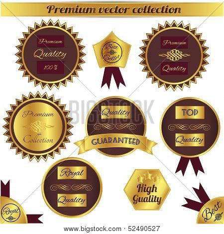 Quality Badges And Emblems