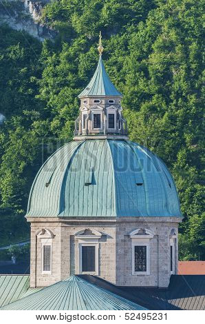 The Salzburg Cathedral (salzburger Dom) At Salzburg, Austria