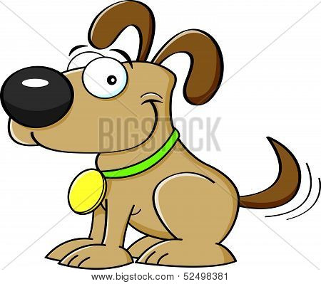 Cartoon puppy