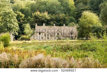 Old Houses In Cotswold District Of England