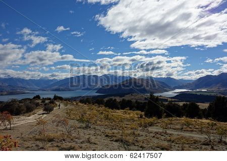Wanaka Lake From Mount Iron