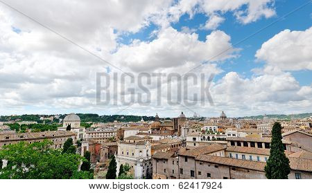 Beautiful View Of Rome From The Campidoglio
