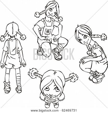 Set Of Naughty Girls