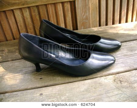 Shoes On Wood Deck 2