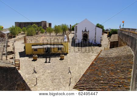 Castle Castelo De Castro Marim In Portugal.