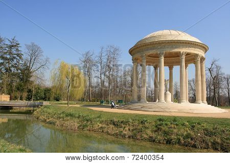 Queen Marie Antoinette's garden in France