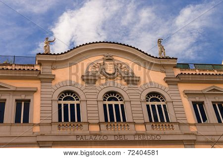 The Building Of Palazzo Del Freddo - Famous Italian Ice Cream Shop