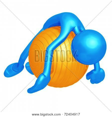 Yoga Pilates Physio Ball Exhaustion
