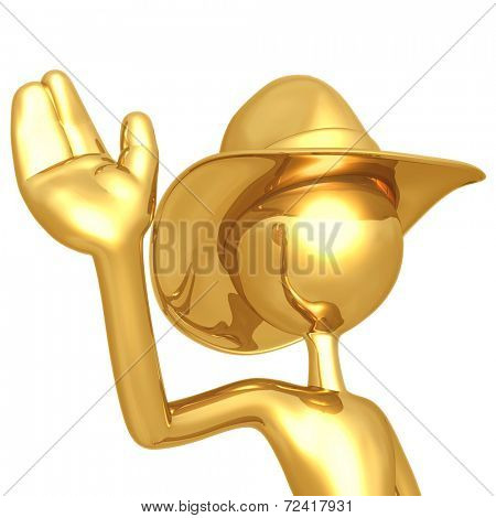 Cowboy Waving