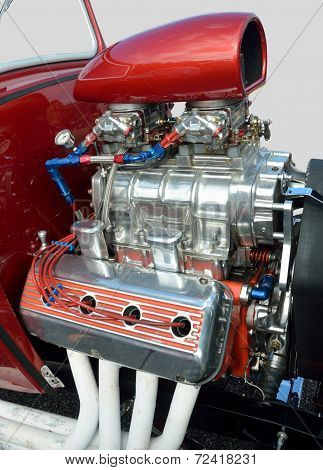 customized car engine