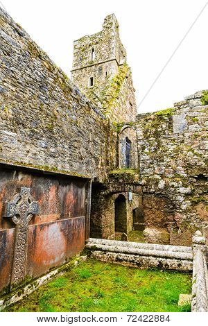 Kilcrea, Ireland - November 28: Kilcrea Friary On November 28, 2012 In Co.cork, Ireland