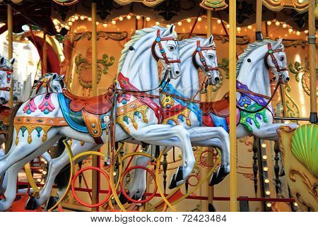 Carousel In Avignon, France