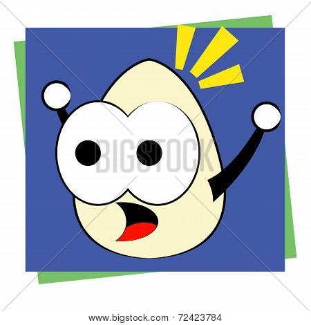 cartoon egg