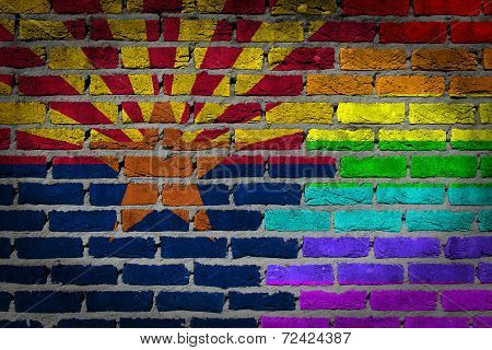 Dark Brick Wall - Lgbt Rights - Arizona