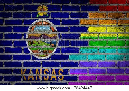 Dark Brick Wall - Lgbt Rights - Kansas