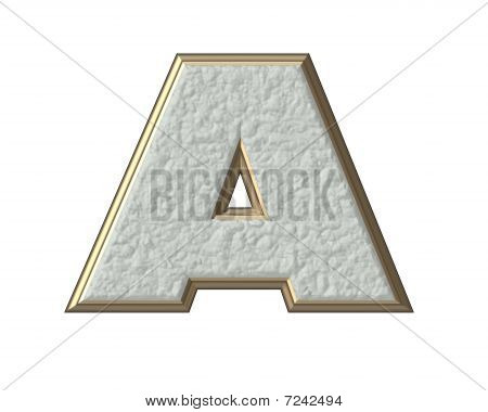 3D Buchstaben A