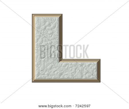 3D Buchstaben L