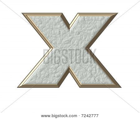 3D Buchstaben X