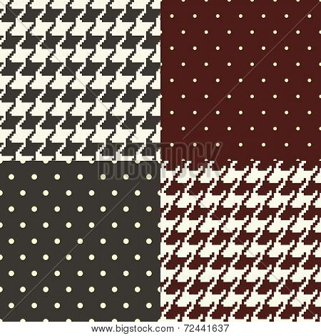 set of polka dots and pata de gallo