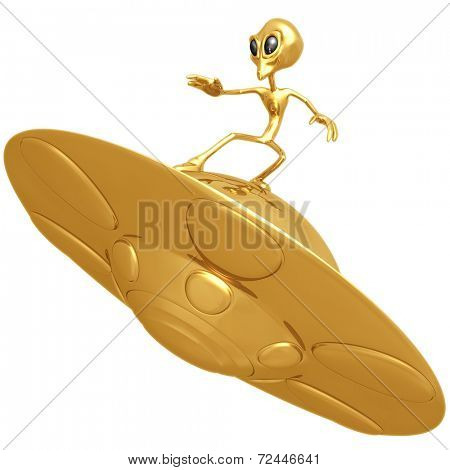 Alien Surfing UFO