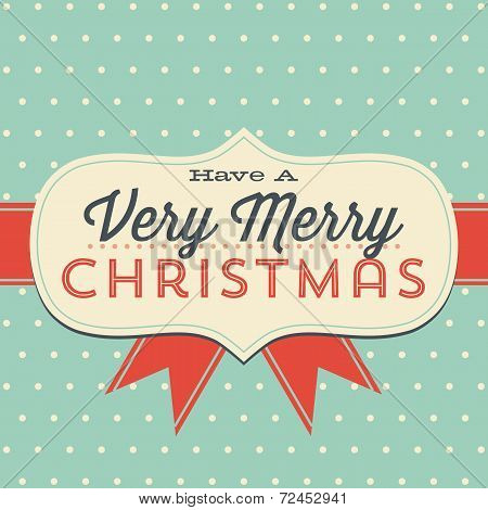 Vintage Christmas Greeting Card