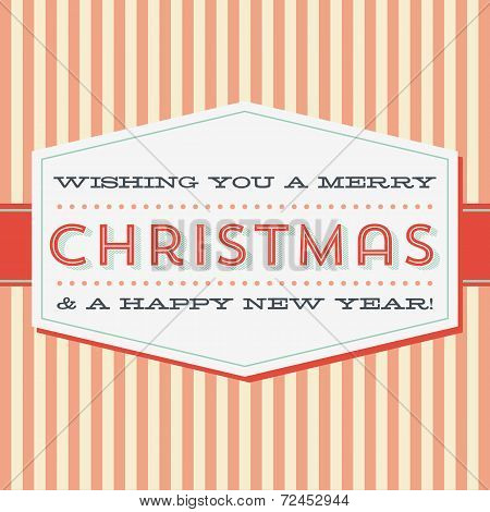 Vintage Christmas Greeting Card