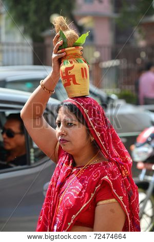 Hindu Woman In Nepal