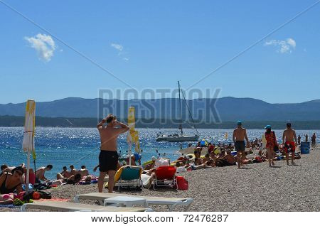 Beach in Bol Croatia