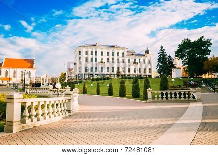 Part Of The Old Town - Trinity Hill - Historical Center (nemiga) In Minsk, Belarus