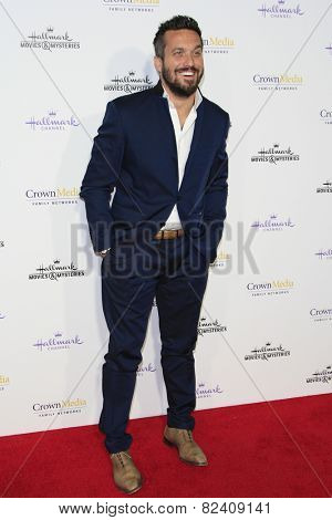 LOS ANGELES - JAN 8: Fabio Viviani at the TCA Winter 2015 Event For Hallmark Channel and Hallmark Movies & Mysteries at Tournament House on January 8, 2015 in Pasadena, CA