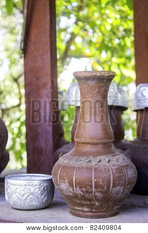 Antique pitcher