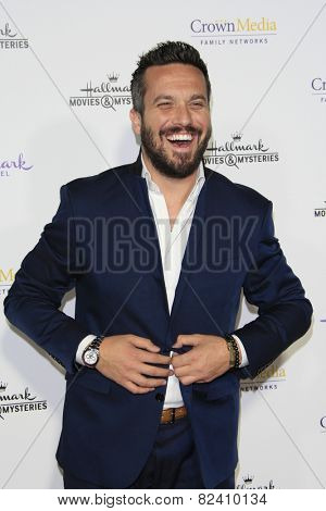 LOS ANGELES - JAN 8: Fabio Viviani at the TCA Winter 2015 Event For Hallmark Channel and Hallmark Movies & Mysteries at Tournament House on January 8, 2015 in Pasadena, CA
