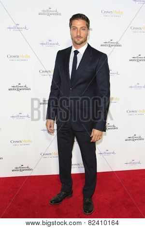 LOS ANGELES - JAN 8: Daniel Lissing at the TCA Winter 2015 Event For Hallmark Channel and Hallmark Movies & Mysteries at Tournament House on January 8, 2015 in Pasadena, CA