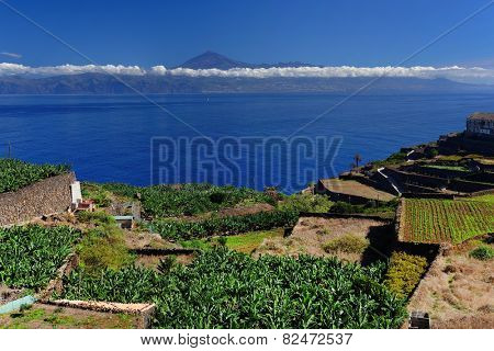 Agulo Village in La Gomera, Spain, Europe