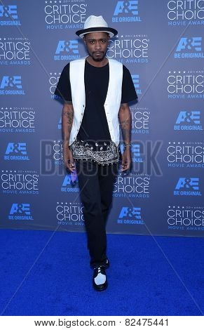 LOS ANGELES - JAN 16:  Keith Stanfield arrives to the Critics' Choice Awards 2015  on January 16, 2015 in Hollywood, CA                