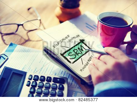 Supplier Relationship Management SRM Assessment Enterprise Analysis Concept