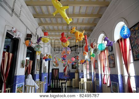 KOLKATA, INDIA - FEBRUARY 11: Shishu Bhavan, one of the houses established by Mother Teresa and run by the Missionaries of Charity in Kolkata, India on February 11, 2014.