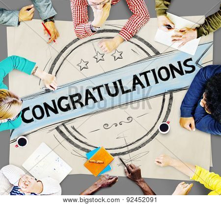 Congratulations Achievement Celebration Admiration Concept