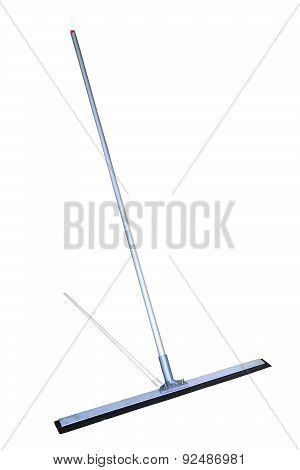 Floor squeegee isolated on white background, Close up cleaning set for used in home.