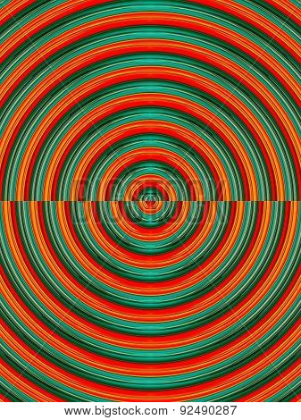 red and green seamless circle