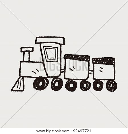 Toy Train Doodle