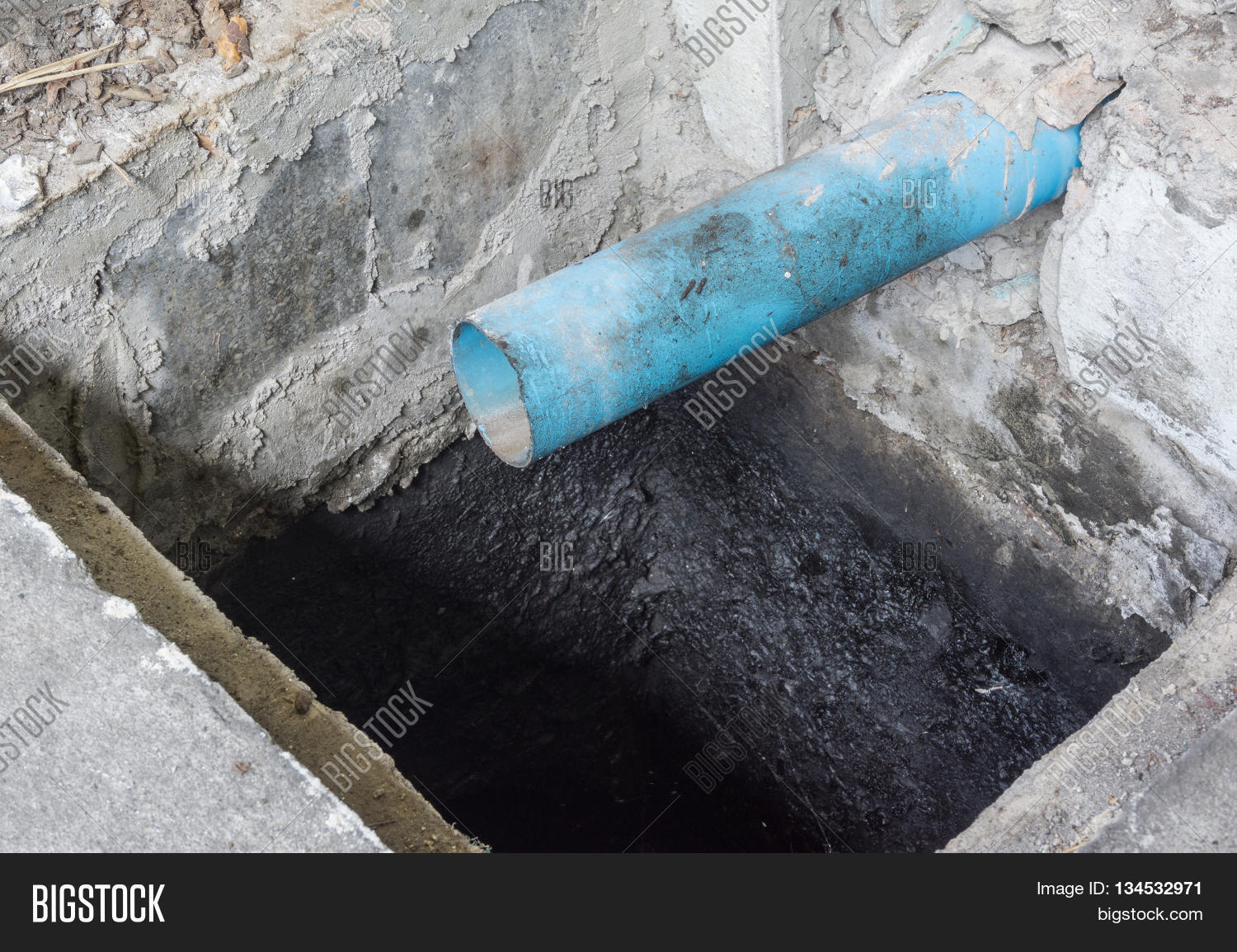 Blue PVC Water Pipe Image & Photo (Free Trial) Bigstock