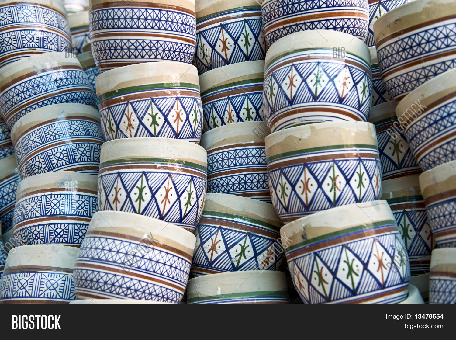 North African Pottery Handicraft Image & Photo Bigstock