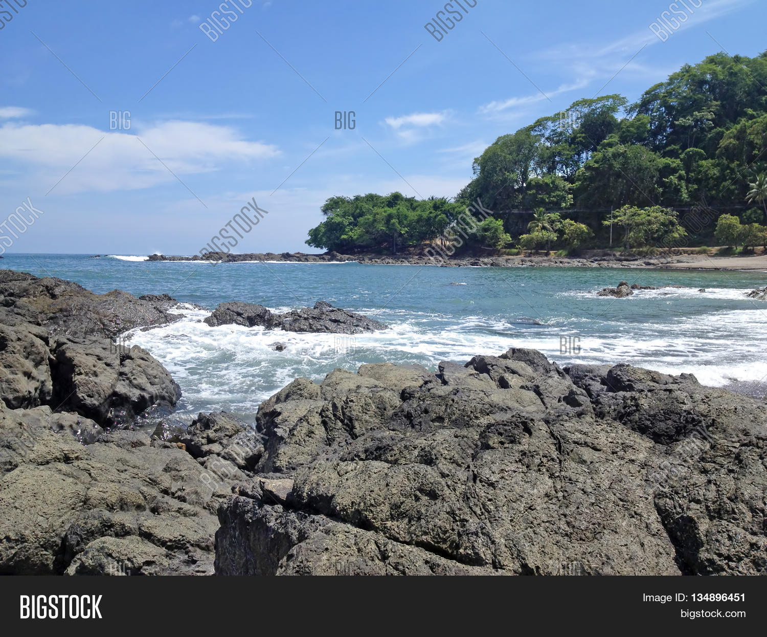 Montezuma Beach Costa Image & Photo (Free Trial) Bigstock