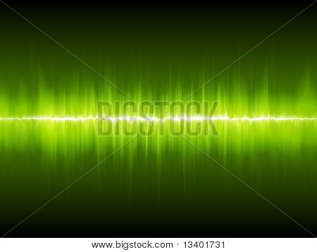 Forma de onda verde